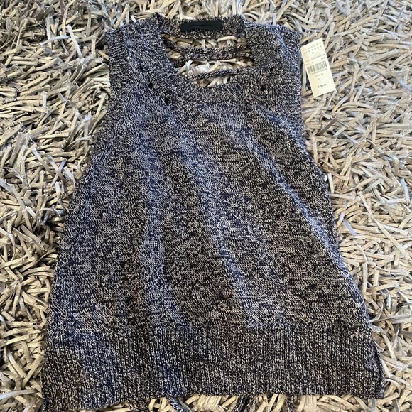 New Alexander Wang sleeveless sweater open back with tags - Picture 1 of 5